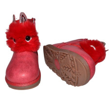 Теплі уггі з вушками і очками 24,25 розмір, чобітки для дівчинки, 102-905-12