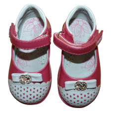 Ортопедичні туфлі для дівчинки 21 розмір, супінатор, каблук Томаса, 105-15-03