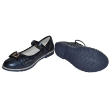 Нарядні полегшені туфлі для дівчинки 35 розмір, шкільні, шкіряна устілка, супінатор, 105-182-527