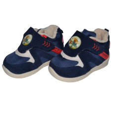 Детские ботинки, высокие кроссовки, хайтопы 18 размер, кожаная стелька, супинатор, 107-51-521