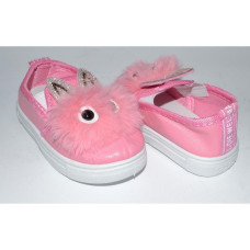 Сліпони, мокасини з вушками для дівчинки 26,27 розмір, (маломірять), 108-21-204+