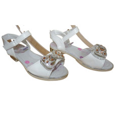 Нарядные босоножки для девочки 26 размер, супинатор, кожаная стелька, на выпускной, 109-23-11