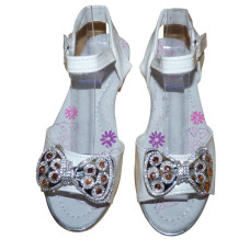 Нарядные босоножки для девочки 26 размер, супинатор, кожаная стелька, на выпускной, 109-23-11
