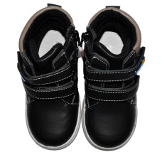 Демисезонные ботинки для мальчика 22,24 размер, кожаная стелька, супинатор, 101-181-406