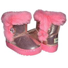 Стильні уггі для дівчинки, чобітки 28,29 розмір, валянки, 102-7309-27