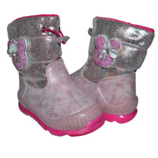 Теплі зимові чобітки для дівчинки 24,25 розмір, 102-19-184