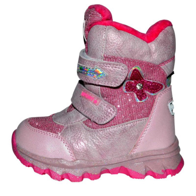 Стильные термоботинки для девочки 24,26 размер, мембрана, 102-19-293