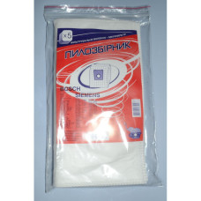 Мешки пылесборники SB-02 C-III для пылесосов Siemens, Bosch, микроволокно, Слон, 5 шт, 801-SB02-3