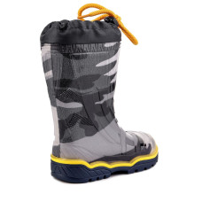 Детские резиновые сапоги с затяжками Камуфляж 23,24,25,26 размер, 33-37881