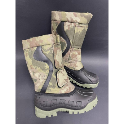 Мужские зимние сапоги камуфляж для охоты и рыбалки 41 размер, 21-44325