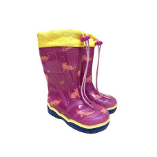 Дитячі гумові чоботи Руді Котики із затяжками 23,24,25,26 розмір, 33-44559