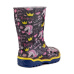 Дитячі гумові чоботи для дівчинки Єдинорог на чорному 23,24,25,26 розмір, 1-51173