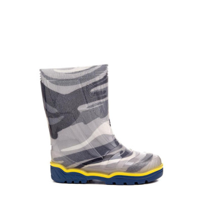 Дитячі гумові чоботи Камуфляж чорно-білий 23,24,25,26 розмір, 1-51178