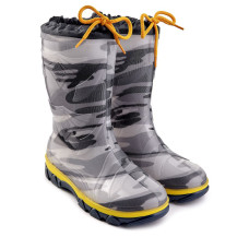 Дитячі гумові чоботи з утяжкою Камуфляж 27,28,29,30,31,32,33,34,35 розмір, 1-51199