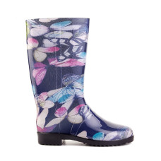 Жіночі гумові чоботи Метелики На Синьому 36,37/38,38/39,39/40,40/41,41/42 размер, 1-51223