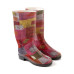 Жіночі гумові чоботи Абстракція червона / 36,37/38,38/39,39/40,40/41,41/42 розмір, 1-51227