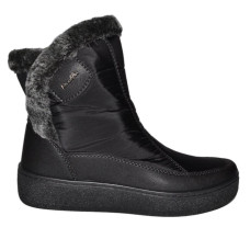 Жіночі зимові черевики, дутики на блискавці 39 розмір, напівчобітки на танкетці, Україна, 102-227-6101