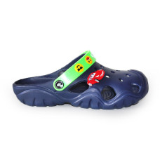 Крокси, сабо подростковые с ПВХ лямкой Темно-синие 28 розмір, 1-63970