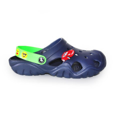Крокси, сабо подростковые с ПВХ лямкой Темно-синие 28 розмір, 1-63970