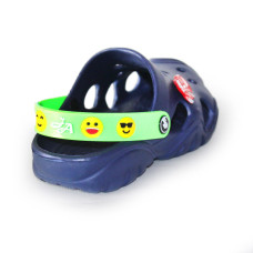 Крокси, сабо подростковые с ПВХ лямкой Темно-синие 28 розмір, 1-63970