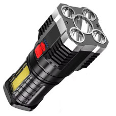 Яркий фонарь ручной 4 режима, usb зарядка, 157-64296