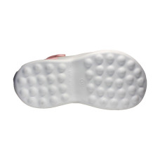 Крокси, сабо кроксы ЭВА женские на танкетке Jose Amorales Бело-Персиковые с Золотыми джибитсами 36,37,38,39,40,41 размер, 1-65234