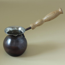 Мідна турка Кулька 150 мл. ZH джезва Патина, 170-65241