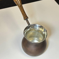 Медная турка Шарик 450 мл. ZH джезва Патина, 170-65247