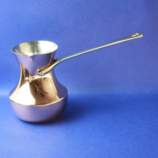 Медная турка Мечта 500 мл. ZH джезва Классическая ручка латунь, 170-65263