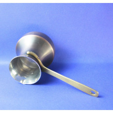 Медная турка Мечта 500 мл. ZH джезва Патина Ручка латунь, 170-65267