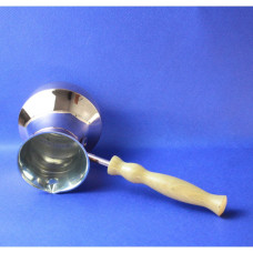 Медная турка Мечта 500 мл. ZH джезва Классическая ручка дерево, 170-65268