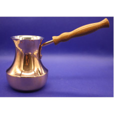 Медная турка Мечта 500 мл. ZH джезва Классическая ручка дерево, 170-65268