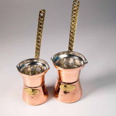 Турка Greek Coffee World 170 мл. Грецька Джезва Johny Mediterranean Art 3, 170-65283