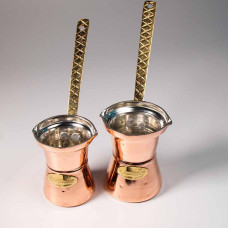 Турка Greek Coffee World 250 мл. Греческая Джезва Johny Mediterranean Art 4, 170-65284