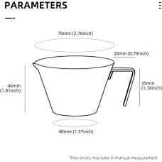 Сливочник двойной 100 мл. MHW-3Bomber, Джаг для эспрессо Белый, 175-65744