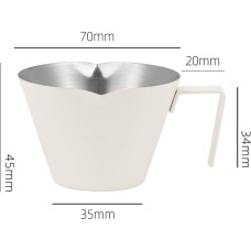 Сливочник двойной 100 мл. MHW-3Bomber, Джаг для эспрессо Белый, 175-65744