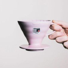 Керамічний Пуровер Hario V60 02 Pink Рожевий, 176-65865