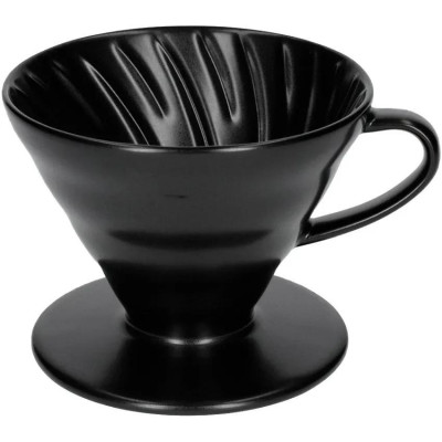 Керамічний Пуровер Hario V60 02 Matte Black чоний, 176-65873