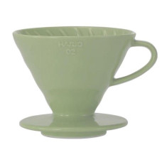 Керамічний пуровер Hario V60 02 Зелений, 176-65876