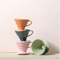 Керамічний пуровер Hario V60 02 Зелений, 176-65876