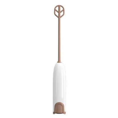 Капучинатор Milk Frother для матчі електричний Вінчик Білий/Бежевий, 174-66114