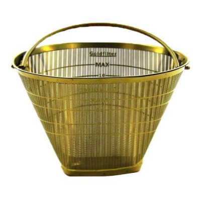 Кавовий фільтр 1x4 seleXions Gold цільнометалічний (Для Melitta, Moccamaster, Clever), 171-66137