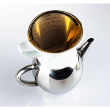 Кавовий фільтр 1x4 seleXions Gold цільнометалічний (Для Melitta, Moccamaster, Clever), 171-66137