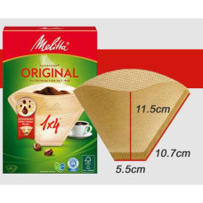 Фільтри Melitta ORIGINAL 1x4 80 шт. Натуральні, 171-66210