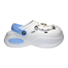 Крокси, сабо жіночі Білий 36,37,38,39,40,41 размер, 1-66217