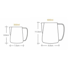 Питчер Frothing Art Cup 350 мл для молока Tiffany, 175-66228