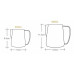 Питчер Frothing Art Cup 600 мл для молока Yellow, 175-66229