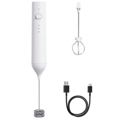 Капучинатор аккумуляторный Milk Frother Black Вспениватель на подставке, 174-66359