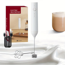 Акумуляторний спінювач молока Lecot MF-13 Milk Frother Білий, 174-66359