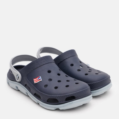 Крокси, сабо мужские с ПВХ-шлейкой Jose Amorales Темно-синие 43 розмір, 1-66394